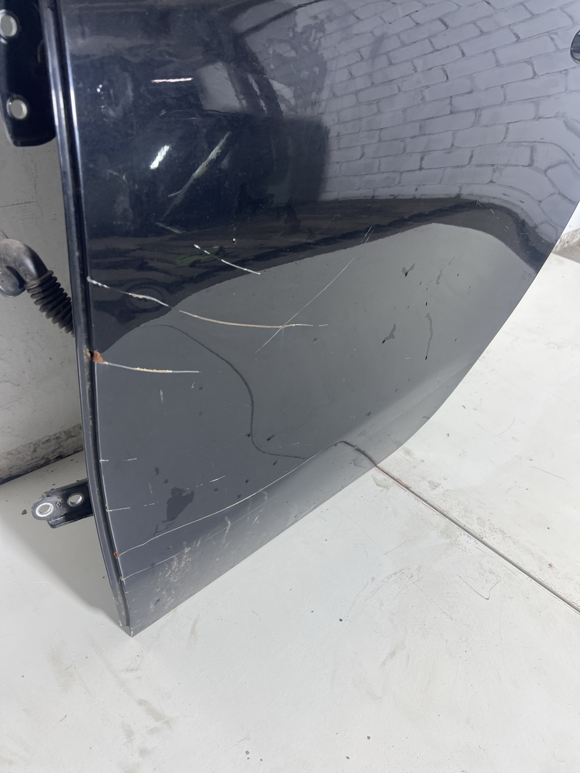 KIA ceed II jd 2015 tür hinten links Komplett schwarz – Bild 2