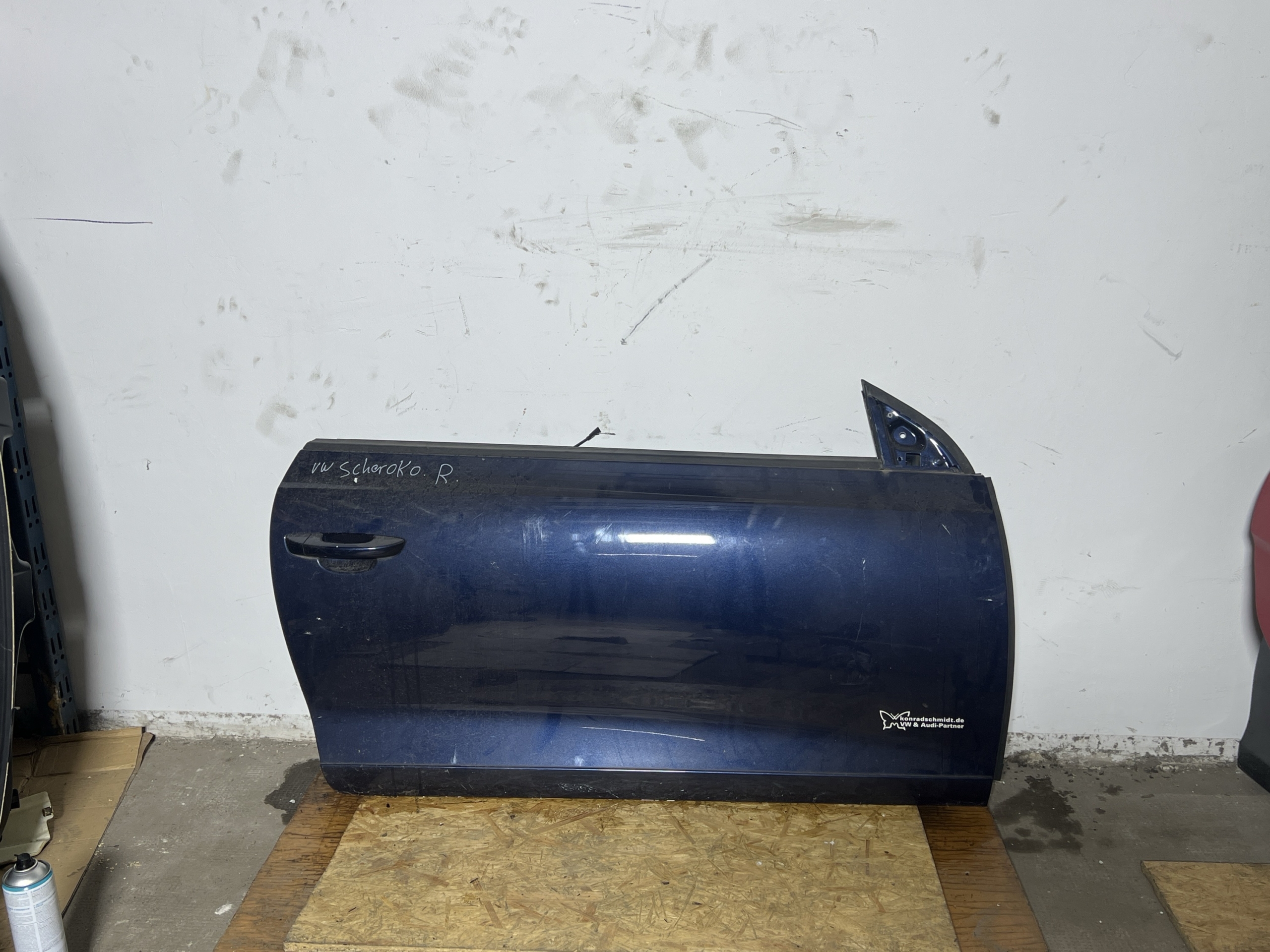 VW SCIRROCO 2013 Tür Rechts KOMPLETT BLAU