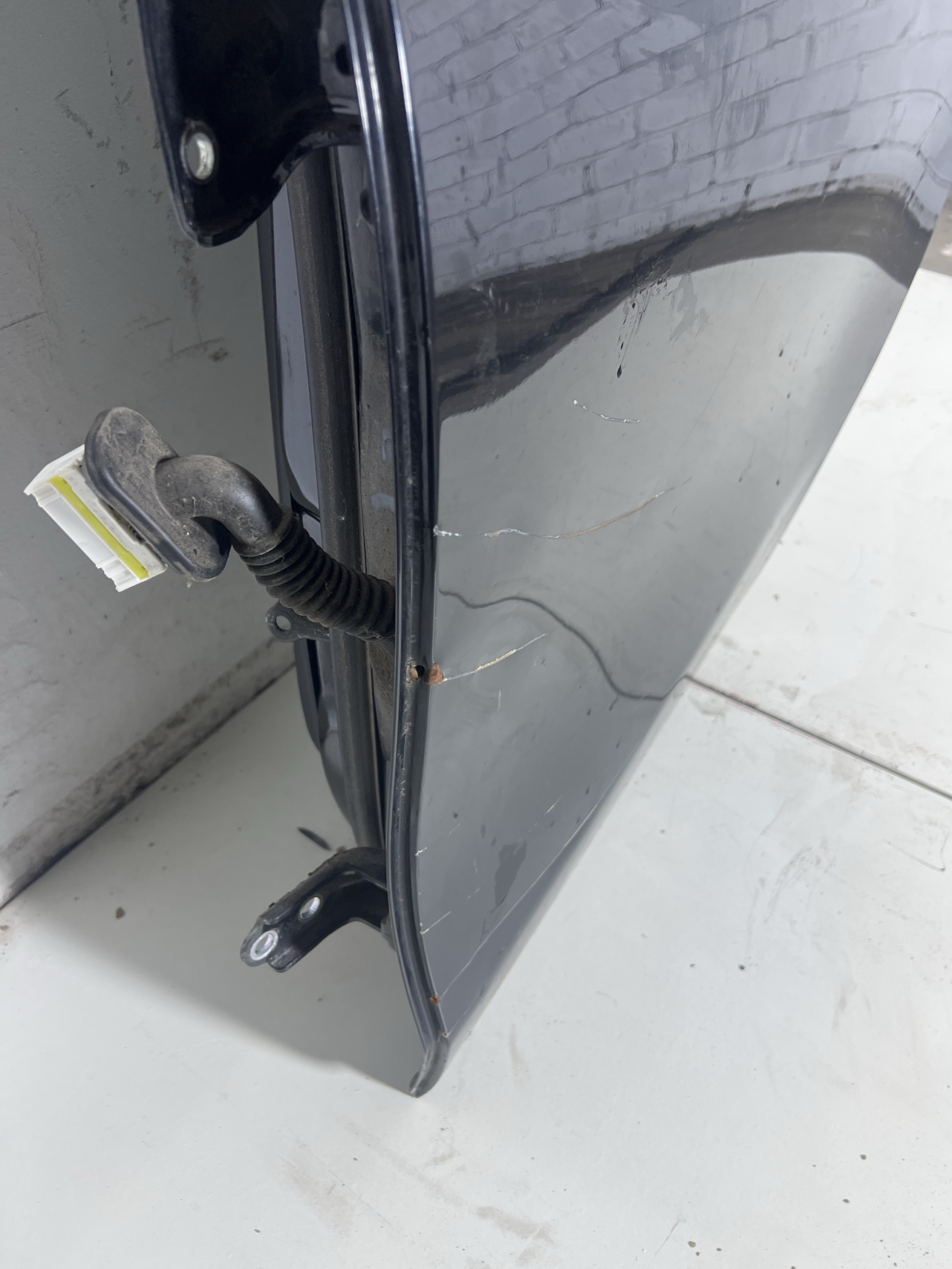 KIA ceed II jd 2015 tür hinten links Komplett schwarz – Bild 4