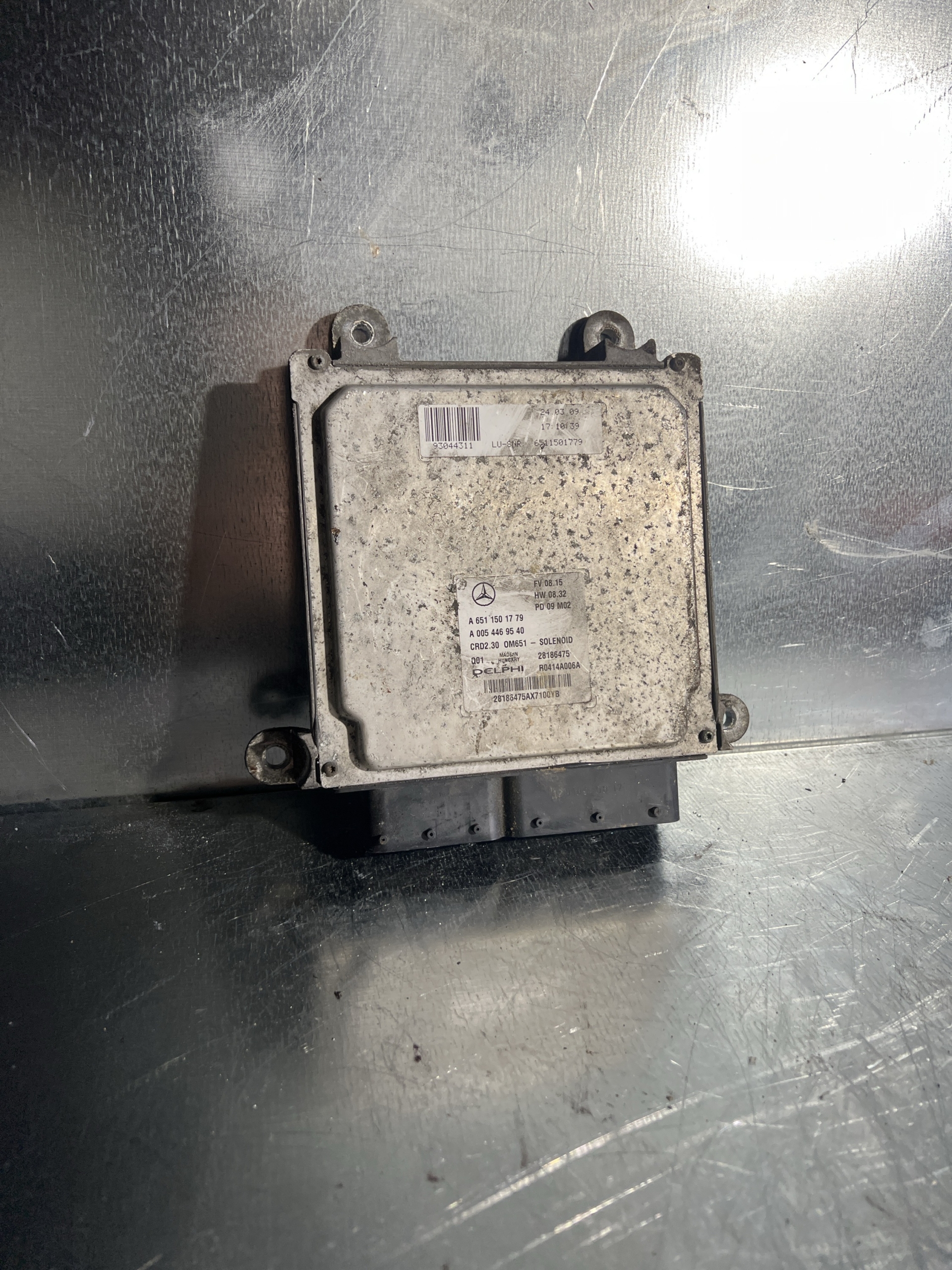 Mercedes W906 Sprinter Motorsteuergerät - OEM a6511501779