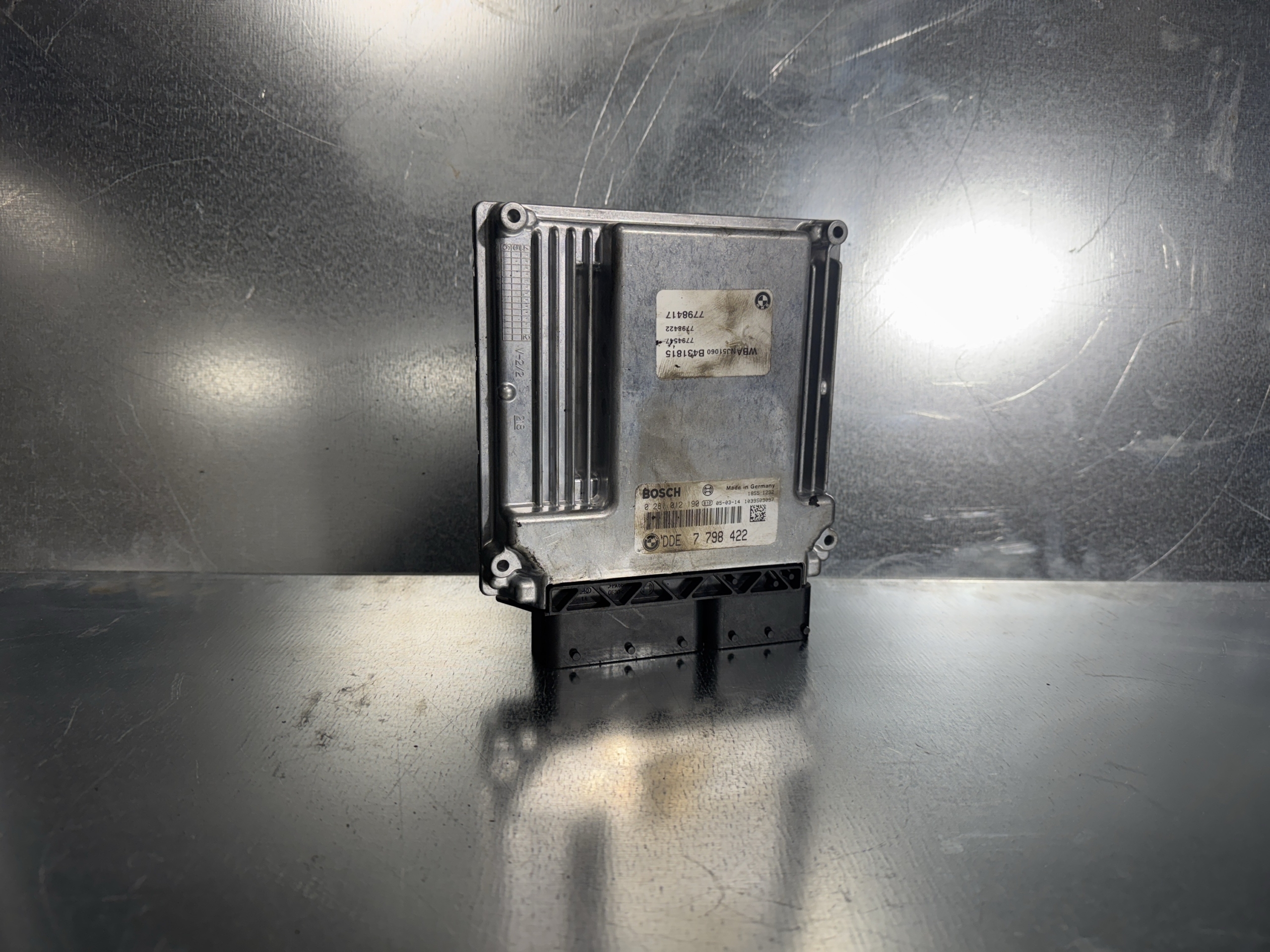 Motorsteuergerät BMW E60 E61-OEM 7798422