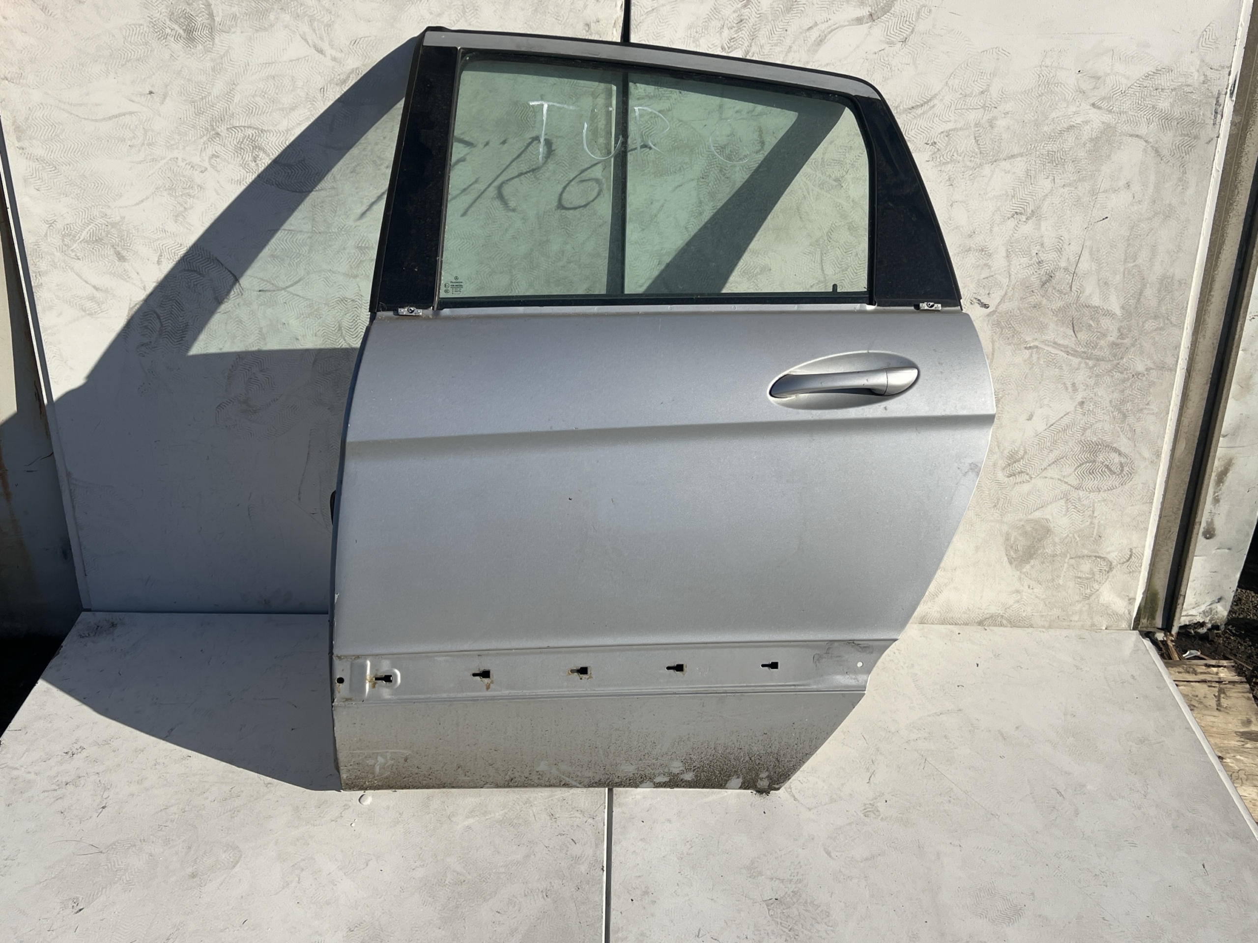 Mercedes W245 B Klasse tür hinten links Silber KOMPLETT