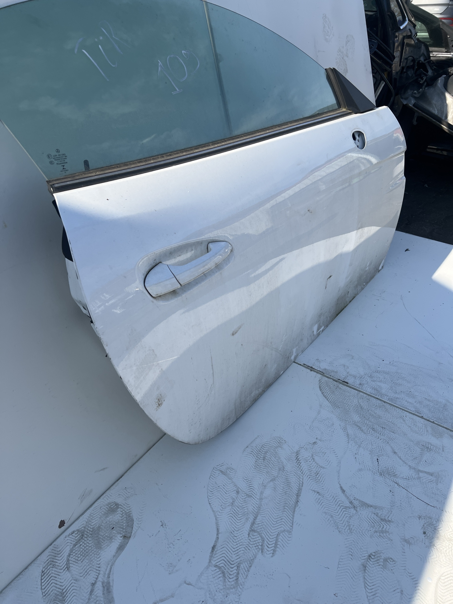 Mercedes SLK SLC R172 2018 Tür rechts weiß KOMPLETT – Bild 3