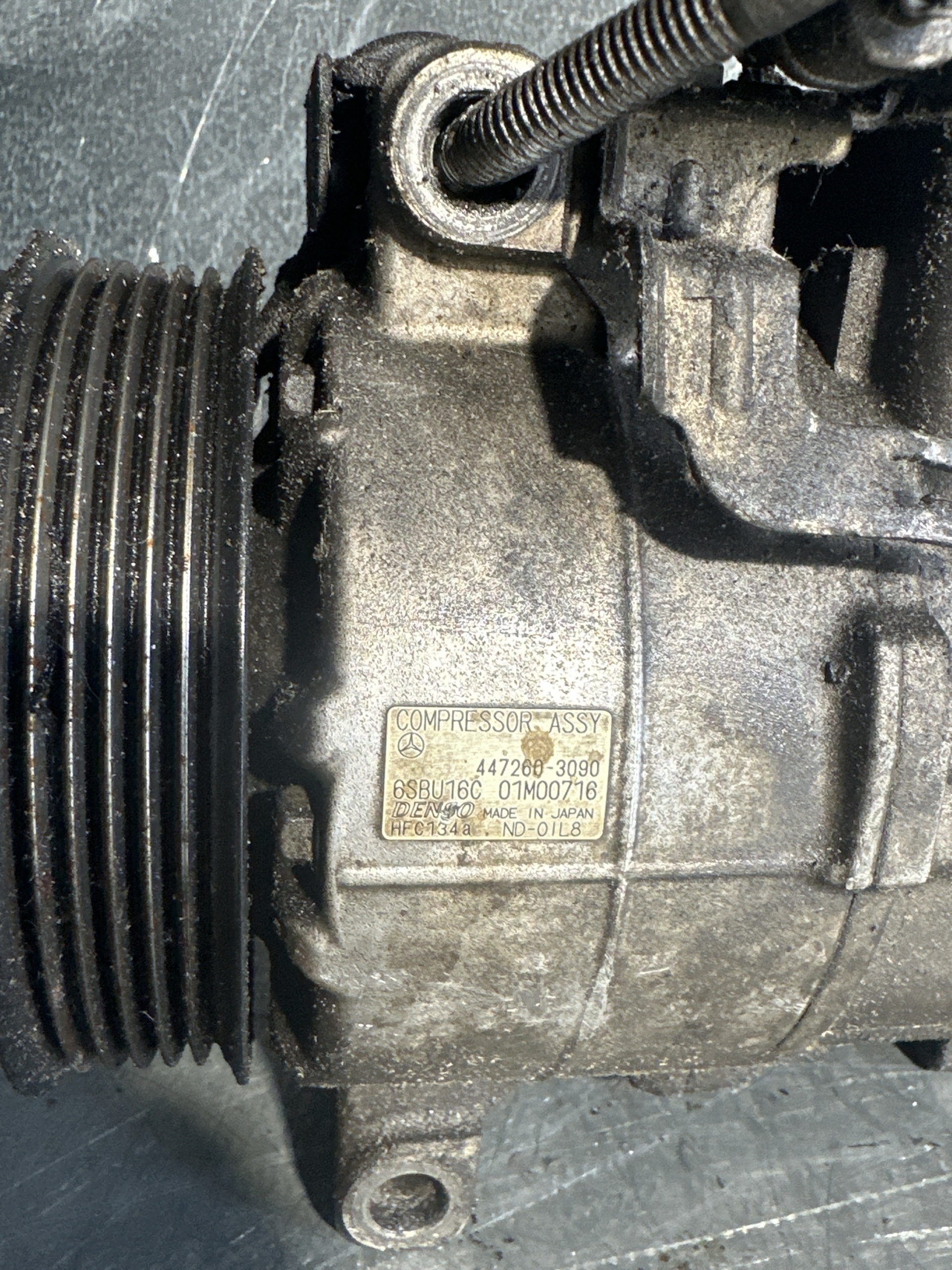 Klimakompressor Mercedes W212 W204 OM651 -OEM 6SBU16C – Bild 2