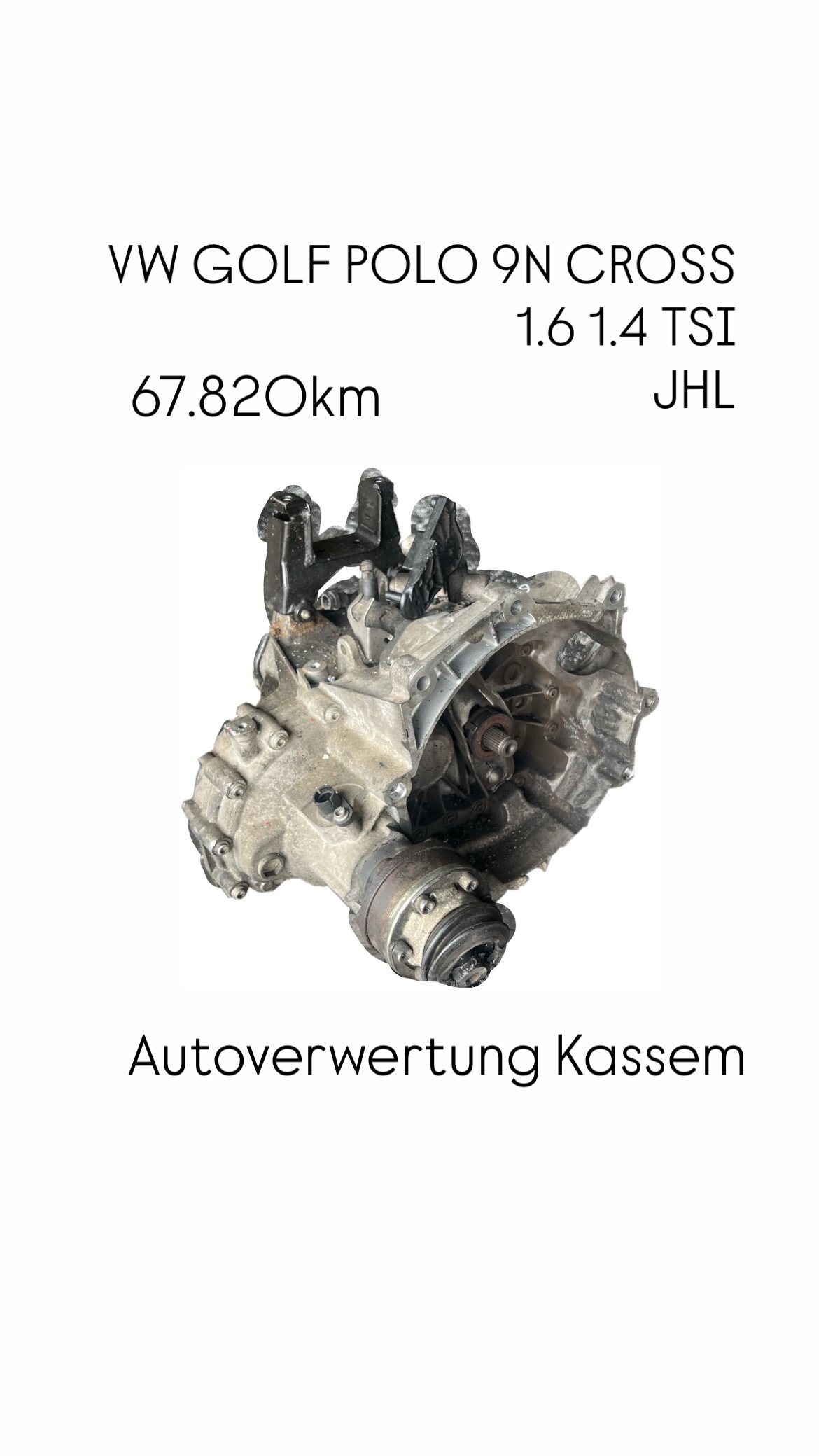 VW POLO 9N Cross Golf 1.6 1.4 TSI 5 GANG JHL