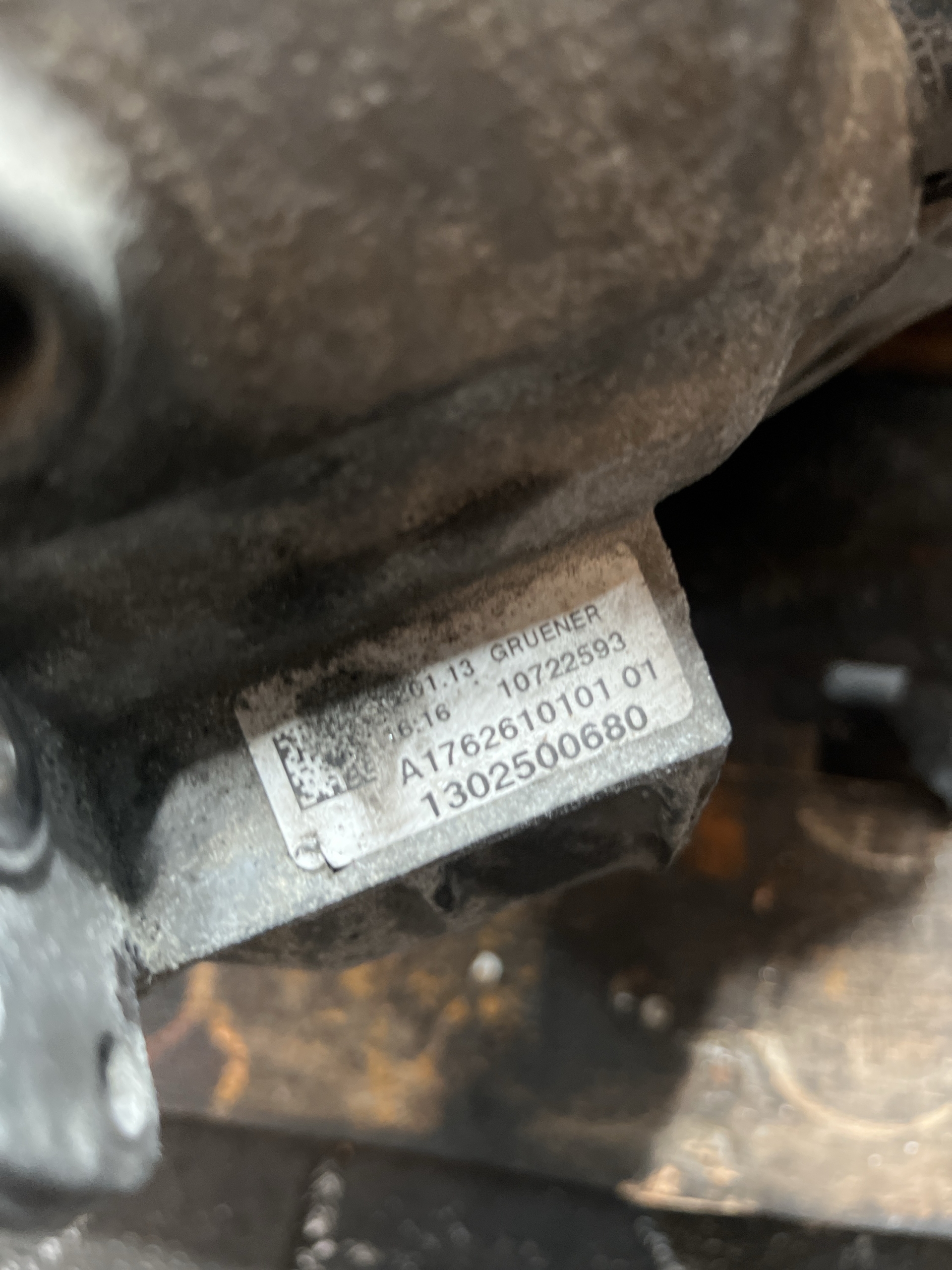 Mercedes W176 W246 200 2018 Benzin Schaltgetriebe A1762610101 – Bild 2