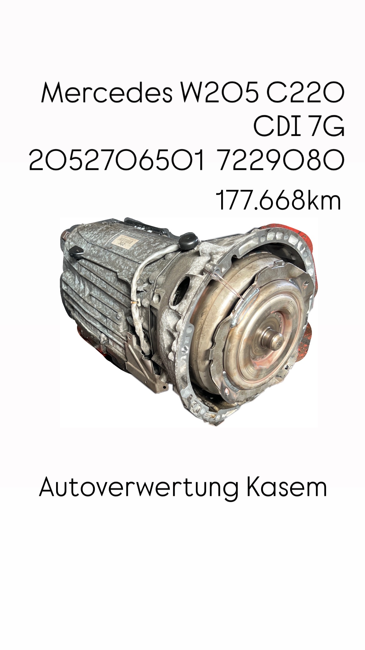 Mercedes W205 220CDI Automatik Getriebe 722908 2052705501