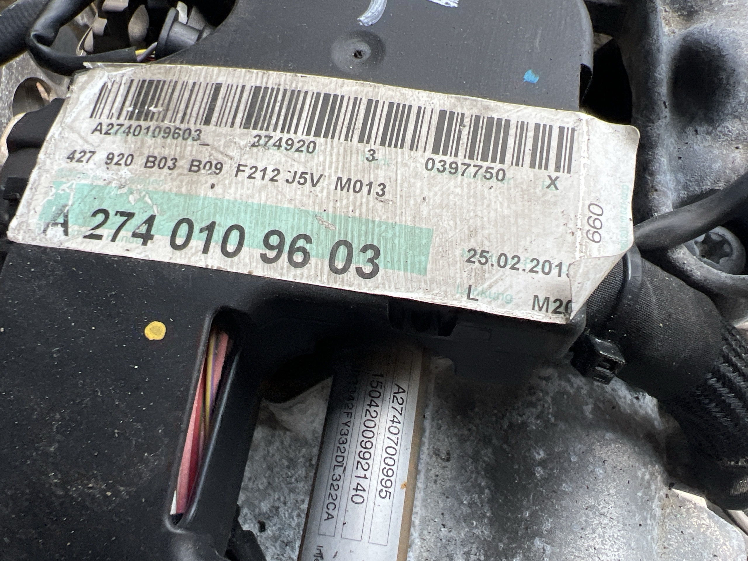 Mercedes W205 W207 GLC W253 250 CGI MOTOR KOMPLETT ( 71.154km) – Bild 5