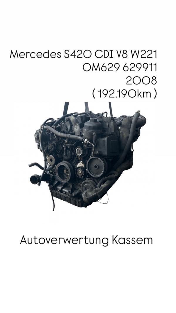 Mercedes S420 CDI V8 W221 OM629 629911 2008 ( 192.190km ) 235 KW