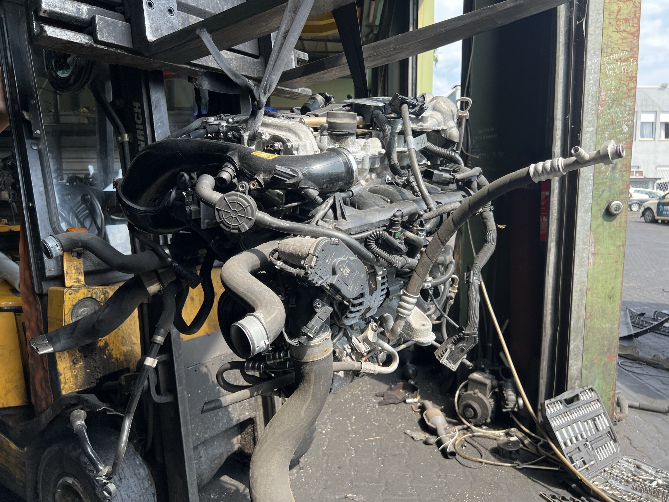 Mercedes W205 W207 GLC W253 250 CGI MOTOR KOMPLETT ( 71.154km) – Bild 4