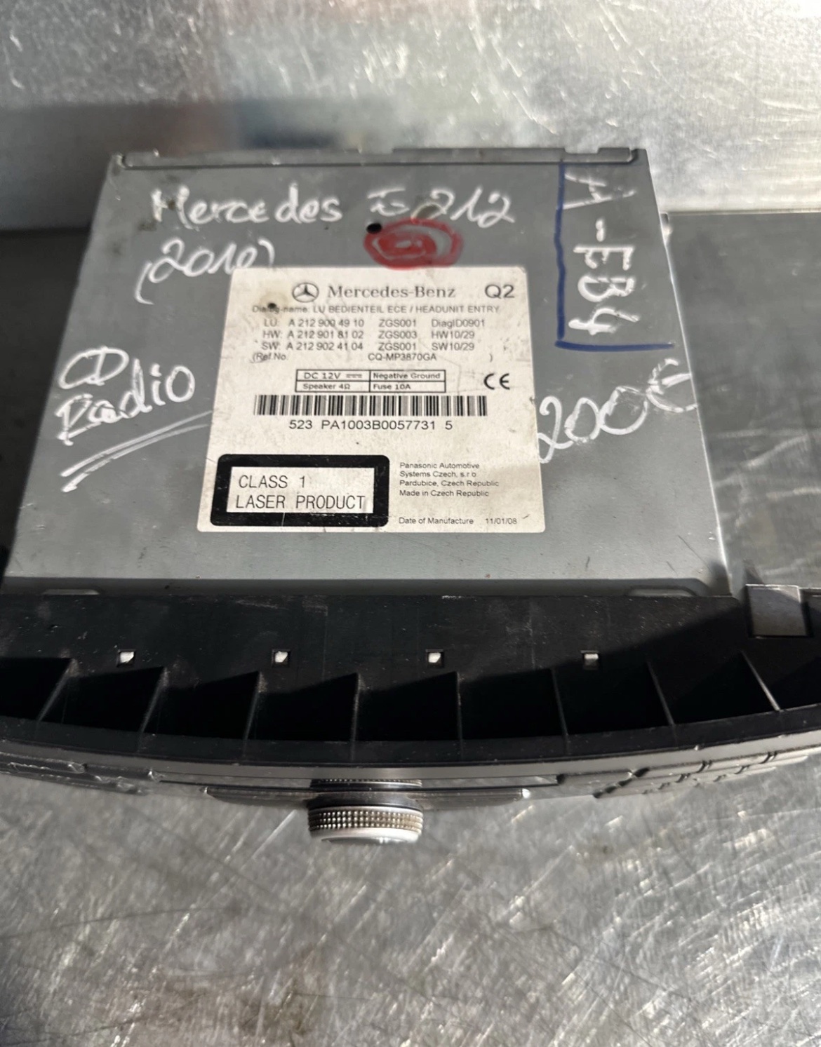 Navigationsmodul Navirechner Mercedes-Benz W212 W207 -OEM A2129004910 NTG 4.5 – Bild 2