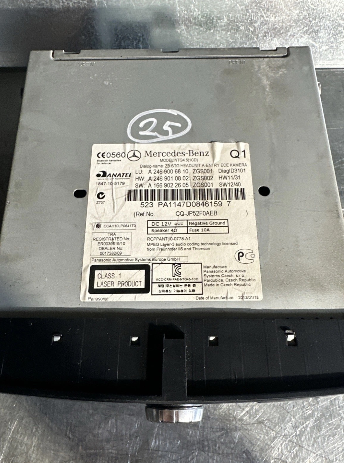 Navigationsmodul Navirechner Mercedes-Benz W176 W246 -OEM A2469006810 – Bild 2