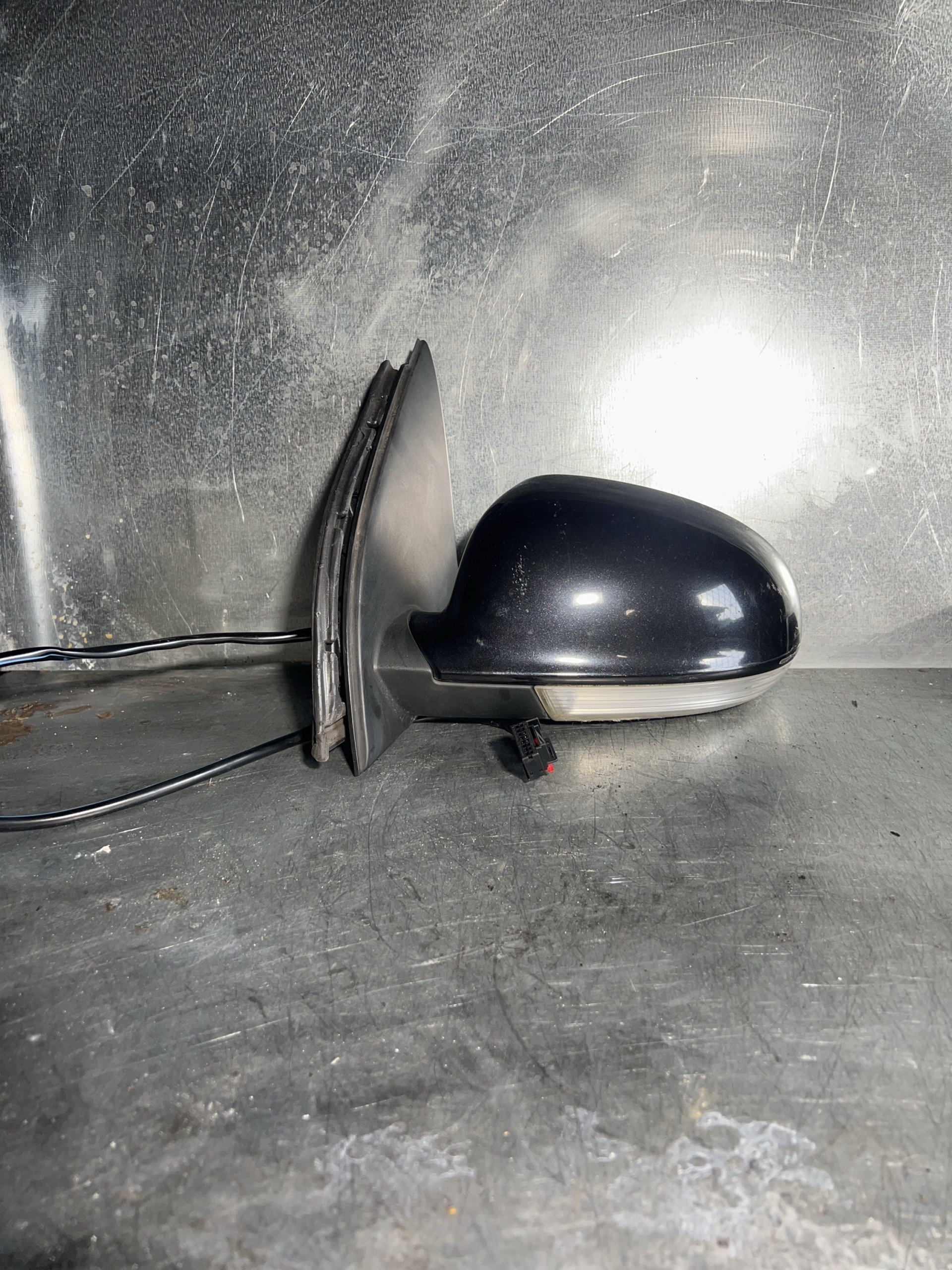 VW GOLF V 5 2007 Außenspiegel links schwarz